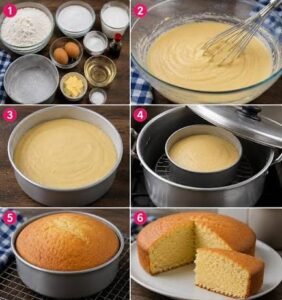 Prepare the Oven and Cake Tin